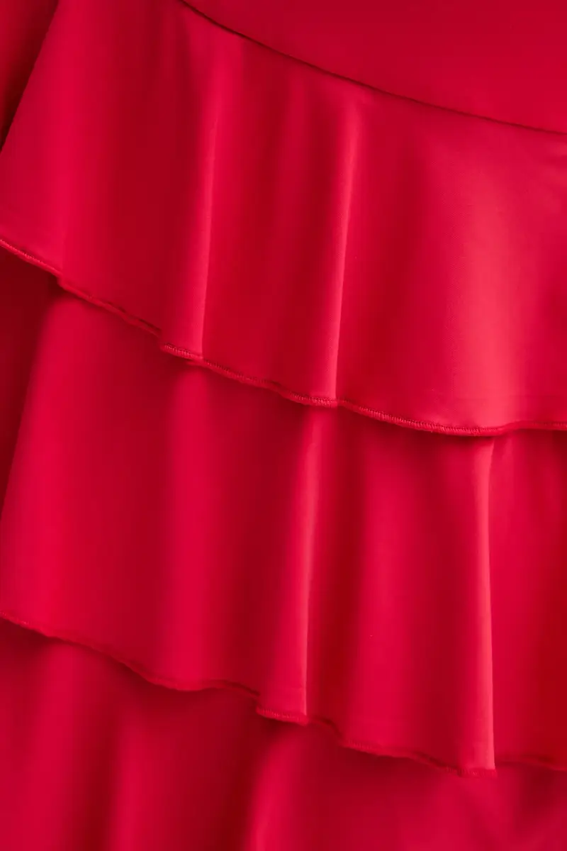 vestito colore rosso 60029DB miniatura 5