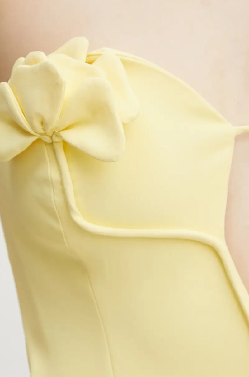 vestito ELENI colore giallo 59341DB miniatura 5