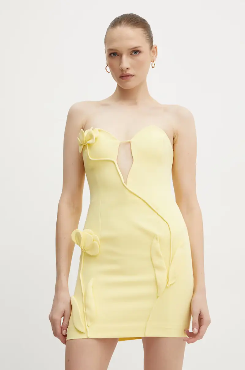 vestito ELENI colore giallo 59341DB