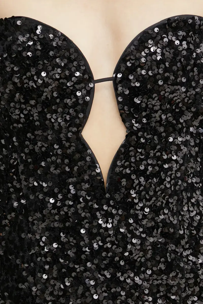 vestito ELENI colore nero 58431DB4 miniatura 5