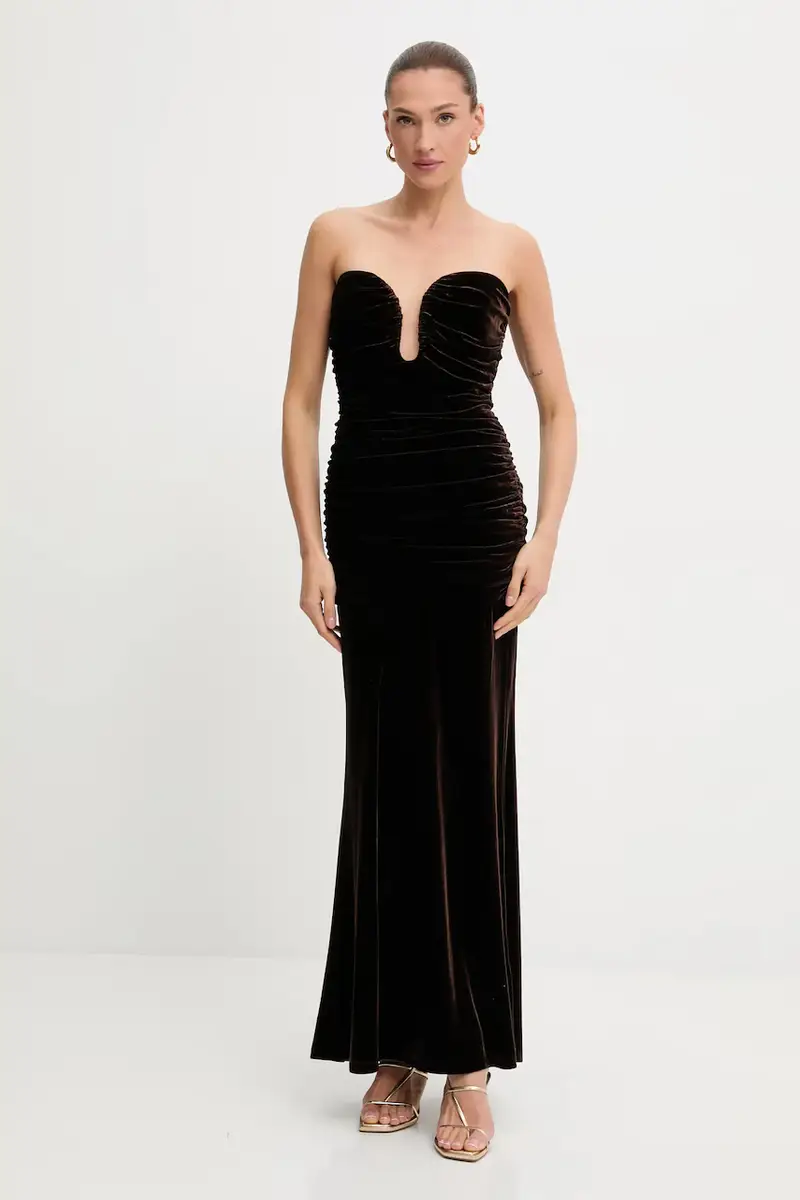 vestito ELVIRA Marrone miniatura 2