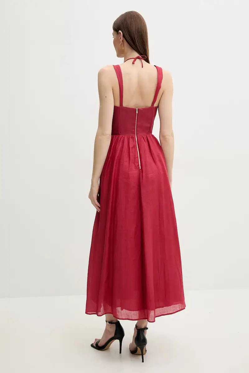 vestito ESRA colore rosso 59237DB miniatura 2