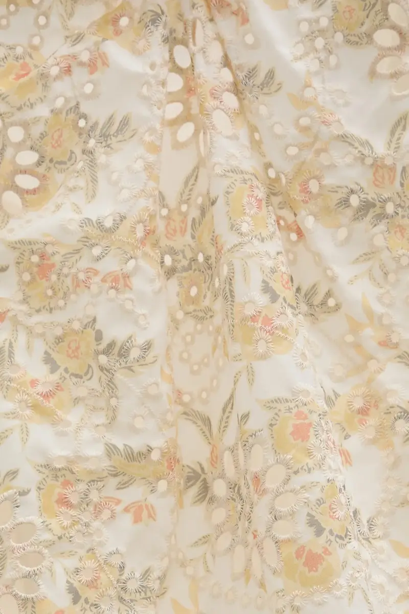 vestito in cotone LORA colore bianco 59245DB2 miniatura 4