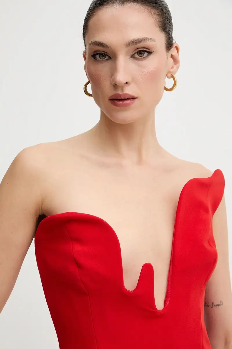 vestito ROSALYN Rosso miniatura 4