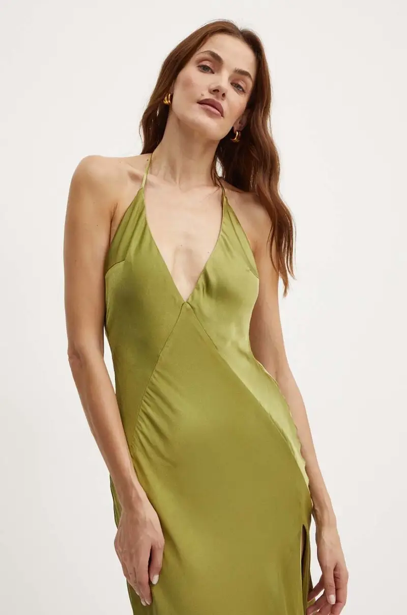 vestito YVE colore verde 59315DB miniatura 4