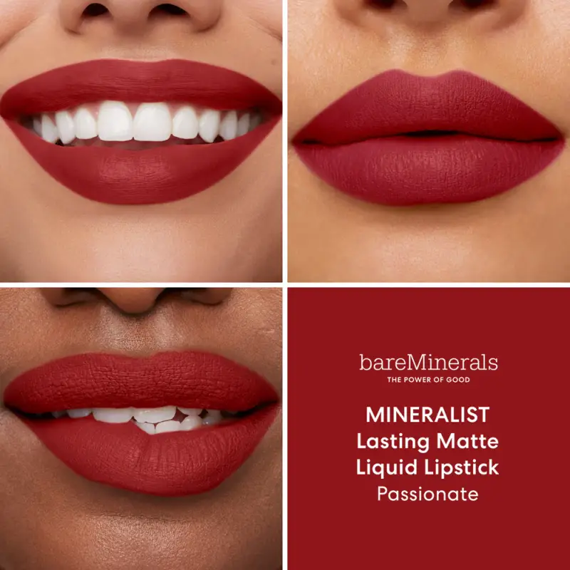 Labbra Mineralist Lasting Matte Liquid Lipstick Passionate - Rossetti miniatura 3