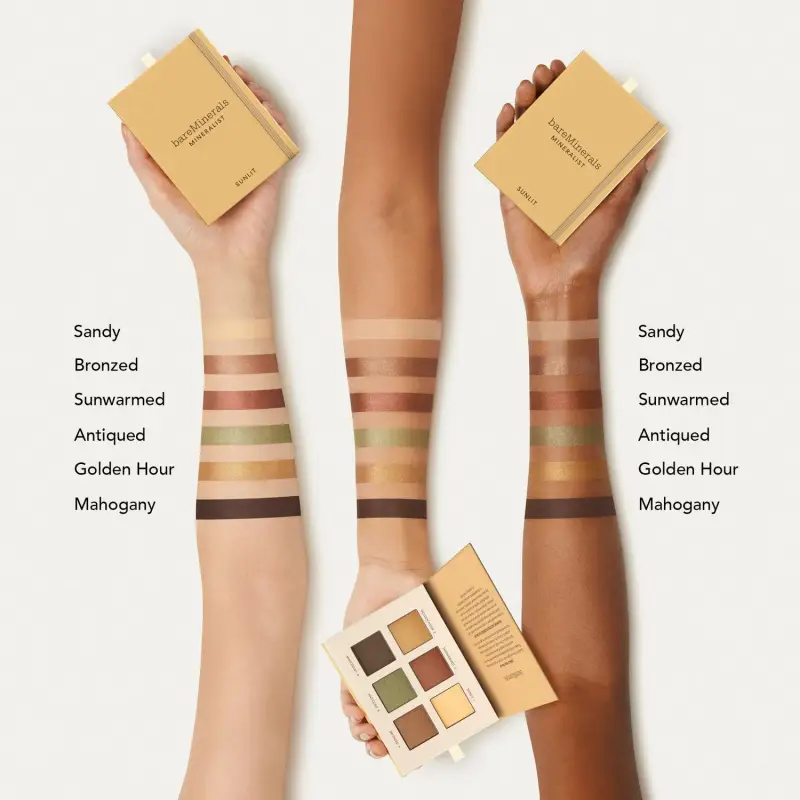 Occhi Mineralist Eyeshadow Palette Sunlit - Ombretti, Palette miniatura 2