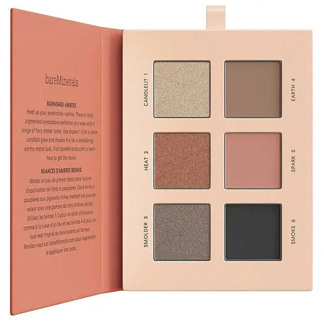 Palette di ombretti Burnished di Bareminerals (palette di ombretti Mineralist) 7,8 g