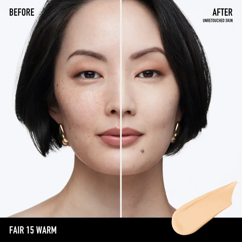 Viso BAREPRO 24 HR WEAR Skin-Perfecting Matte Liquid Foundation Fair 15 Warm - Fondotinta miniatura 3