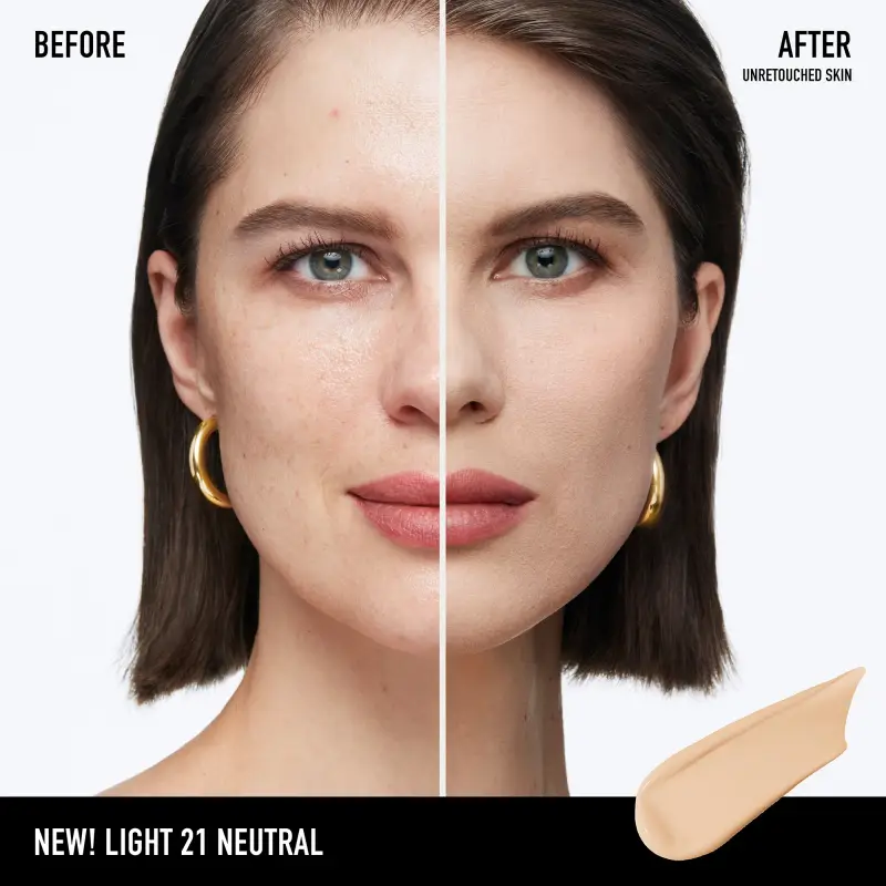 Viso BAREPRO 24 HR WEAR Skin-Perfecting Matte Liquid Foundation Light 21 Neutral - Fondotinta miniatura 3