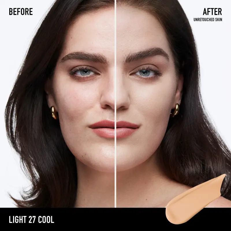 Viso BAREPRO 24 HR WEAR Skin-Perfecting Matte Liquid Foundation Light 27 Cool - Fondotinta miniatura 3