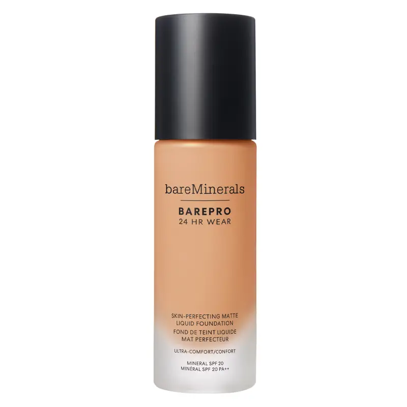 Viso BAREPRO 24 HR WEAR Skin-Perfecting Matte Liquid Foundation Medium 37 Warm - Fondotinta