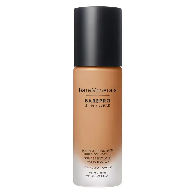 Viso BAREPRO 24 HR WEAR Skin-Perfecting Matte Liquid Foundation Medium Deep 40 Neutral - Fondotinta