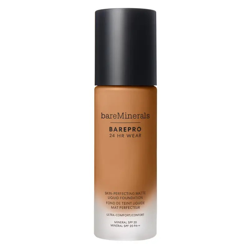 Viso BAREPRO 24 HR WEAR Skin-Perfecting Matte Liquid Foundation Medium Deep 46 Neutral - Fondotinta