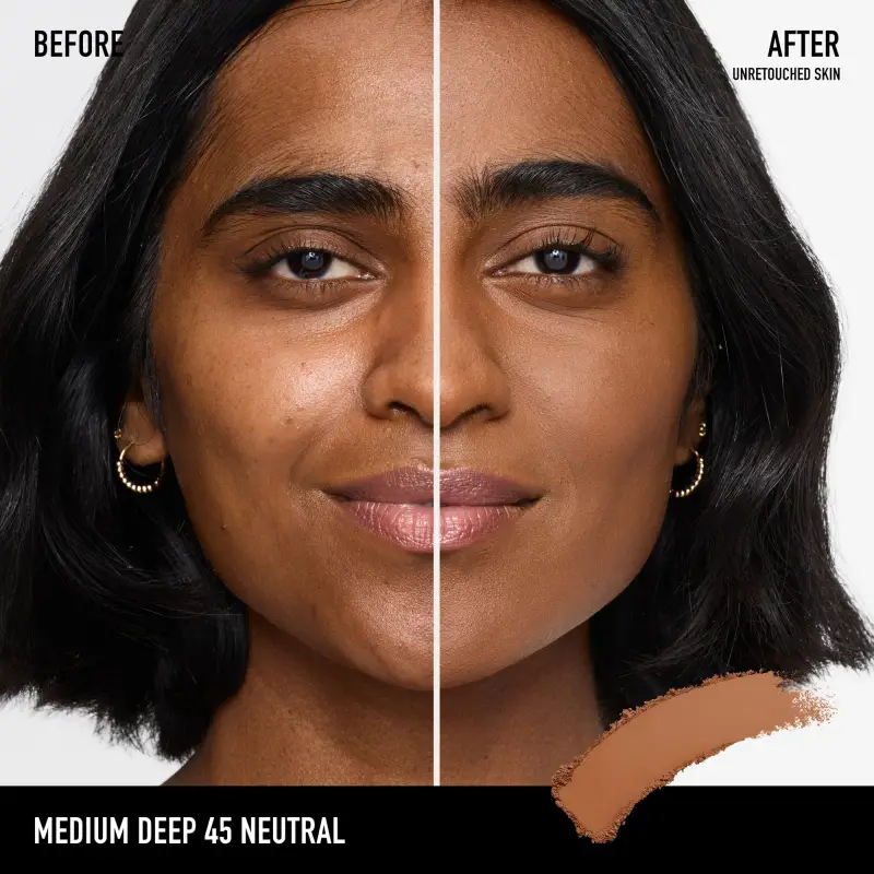 Viso BAREPRO 24HR Skin-Perfecting Powder Foundation Medium Deep 45 Neutral - Fondotinta miniatura 3