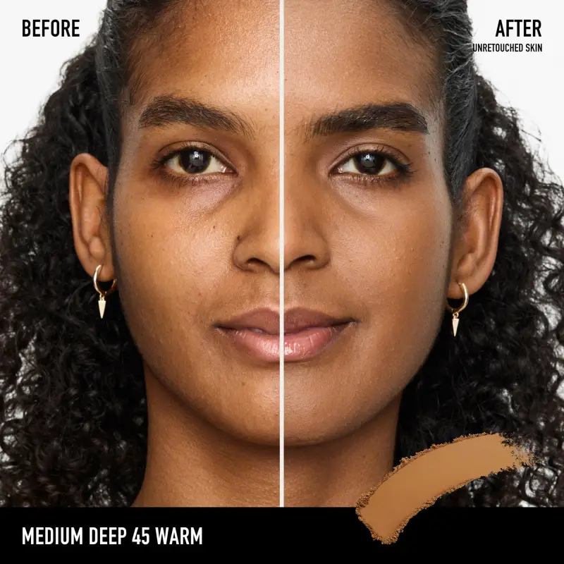 Viso BAREPRO 24HR Skin-Perfecting Powder Foundation Medium Deep 45 Warm - Fondotinta miniatura 3