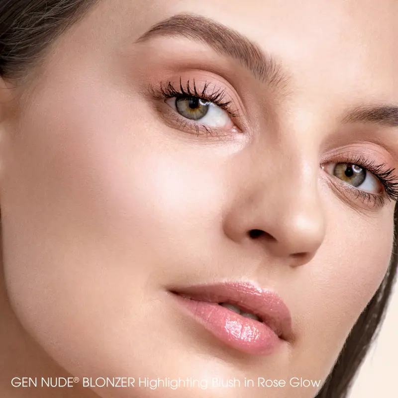Viso Gen Nude Highlighting Blush Rose Glow - Blush, Illuminante viso miniatura 5