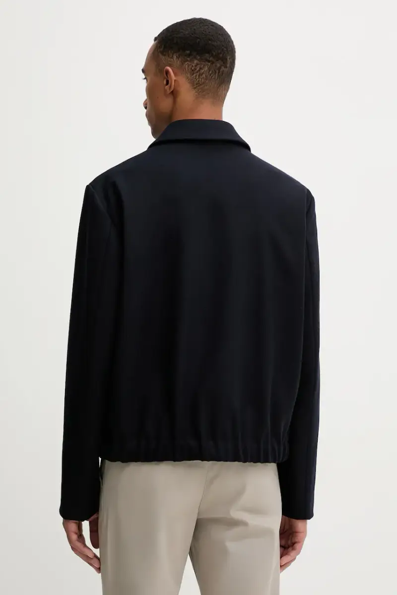 giacca in misto lana Capospalla Magan colore blu navy CSU5234.444 miniatura 3