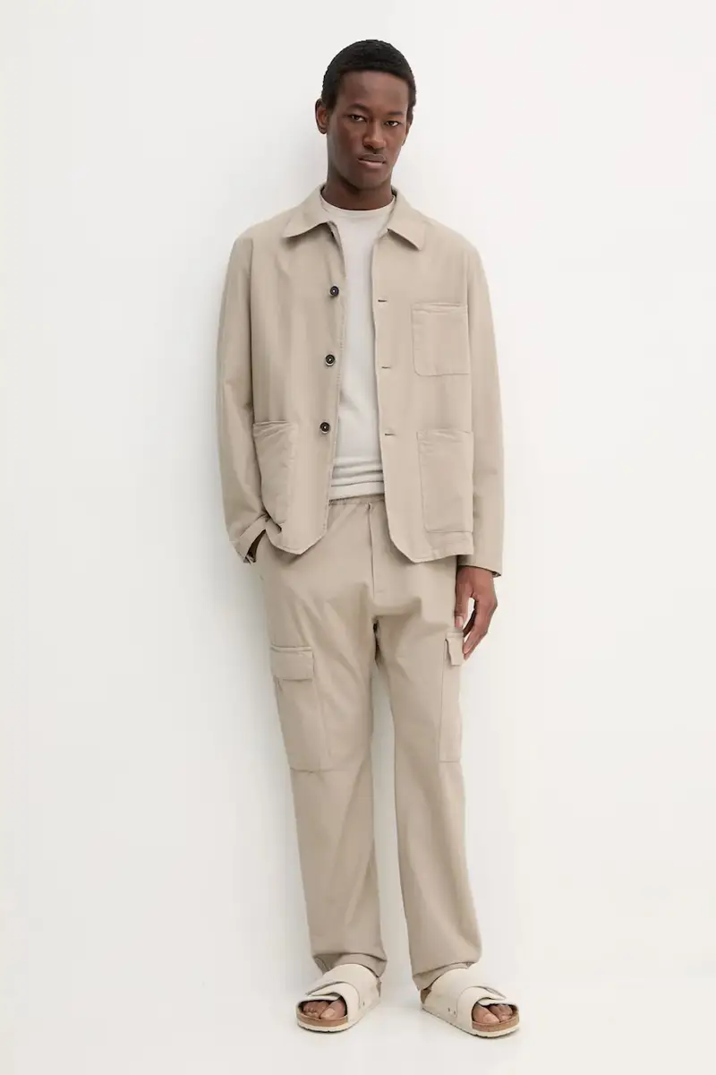 maglione in lana Camicia Mola uomo colore grigio KNU5111.429 miniatura 2