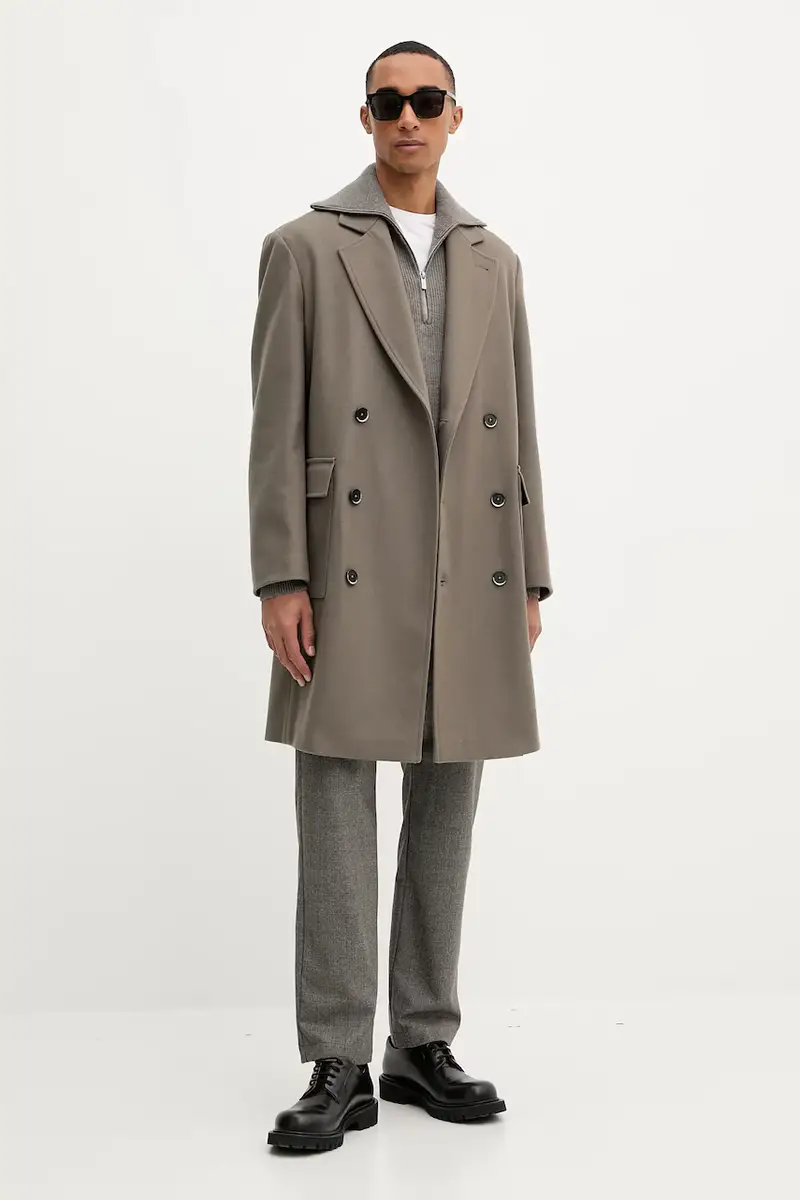 maglione in lana Knitwear Batigia uomo colore marrone KNU5289.305 miniatura 2