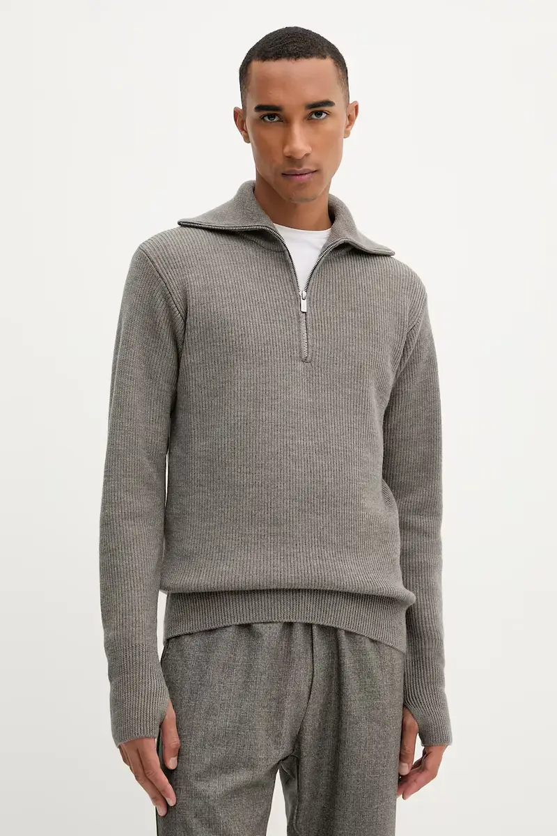 maglione in lana Knitwear Batigia uomo colore marrone KNU5289.305