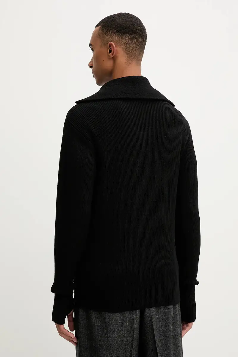 maglione in lana Knitwear Batigia uomo colore nero KNU5289.305 miniatura 3