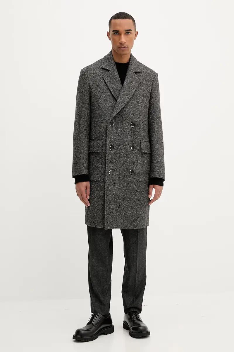 maglione in lana Knitwear Mareselo uomo colore nero KNU5294.509 miniatura 2