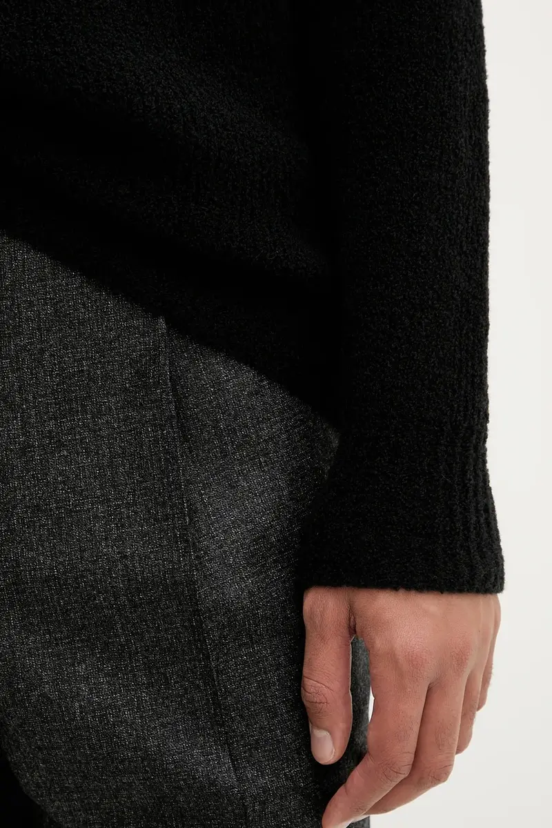 maglione in lana Knitwear Mareselo uomo colore nero KNU5294.509 miniatura 5