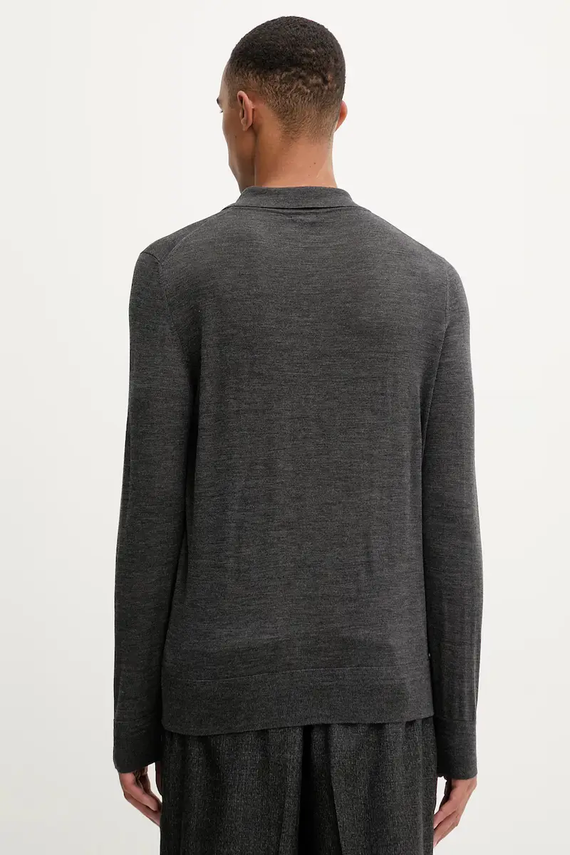 maglione in lana Knitwear Pevaron uomo colore grigio KNU4100.429 miniatura 3