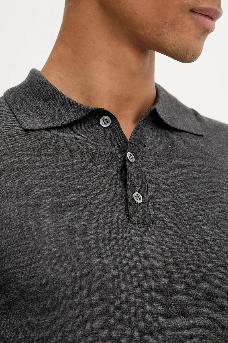 maglione in lana Knitwear Pevaron uomo colore grigio KNU4100.429 miniatura 5