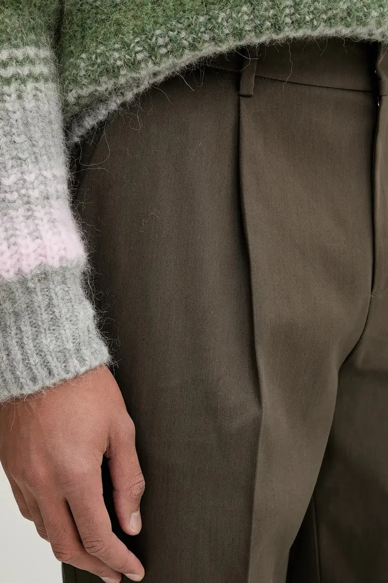 pantaloni in cotone Pantalone Gazara uomo colore verde PAU5256.2785 miniatura 4