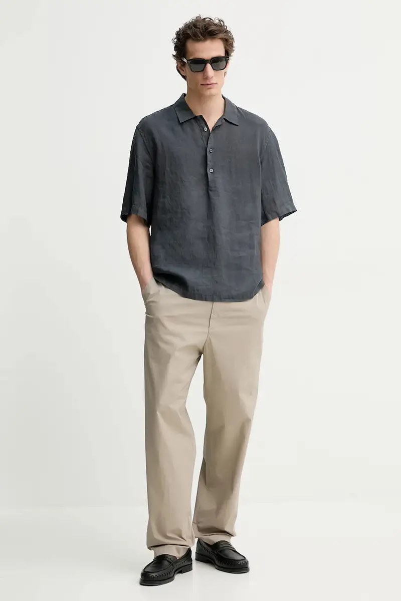 BARENA VENEZIA Polo Uomo Grigio 3324951 miniatura 2