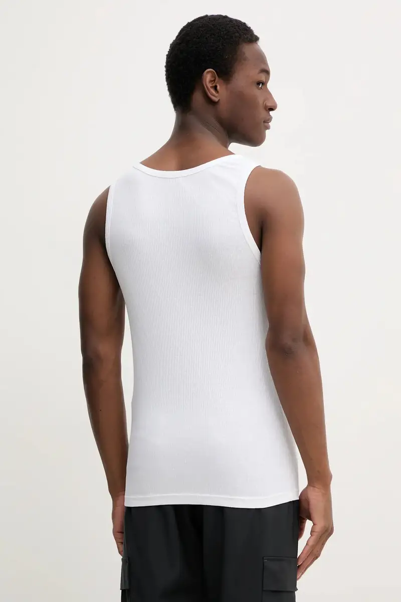 top con aggiunta di lino Camicia Mola colore bianco TSU5106.2771 miniatura 3