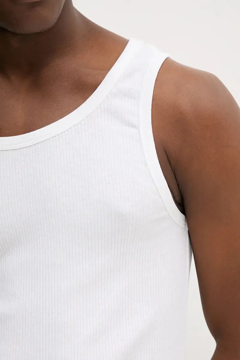 top con aggiunta di lino Camicia Mola colore bianco TSU5106.2771 miniatura 5