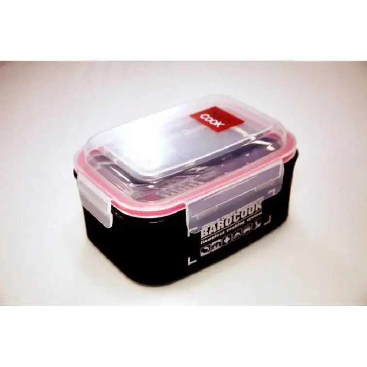 Contenitore per alimenti rettangolare auto-riscaldante BaroCook