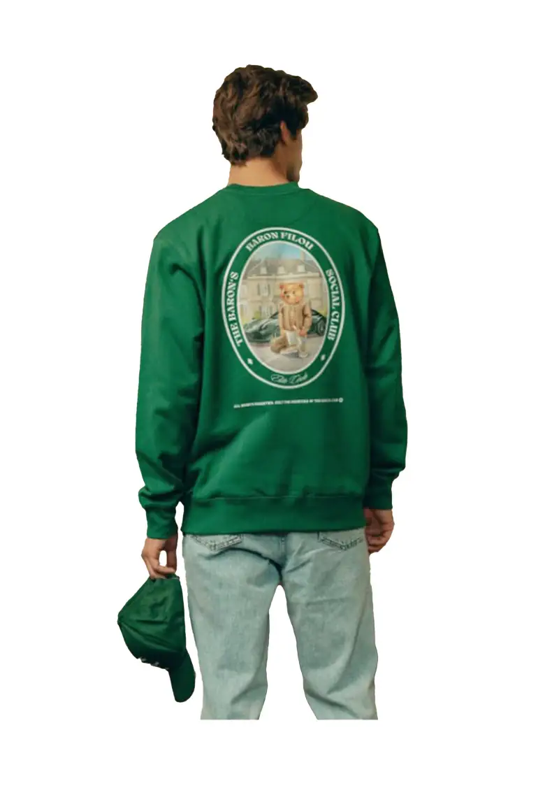 Felpa Uomo Green miniatura 2