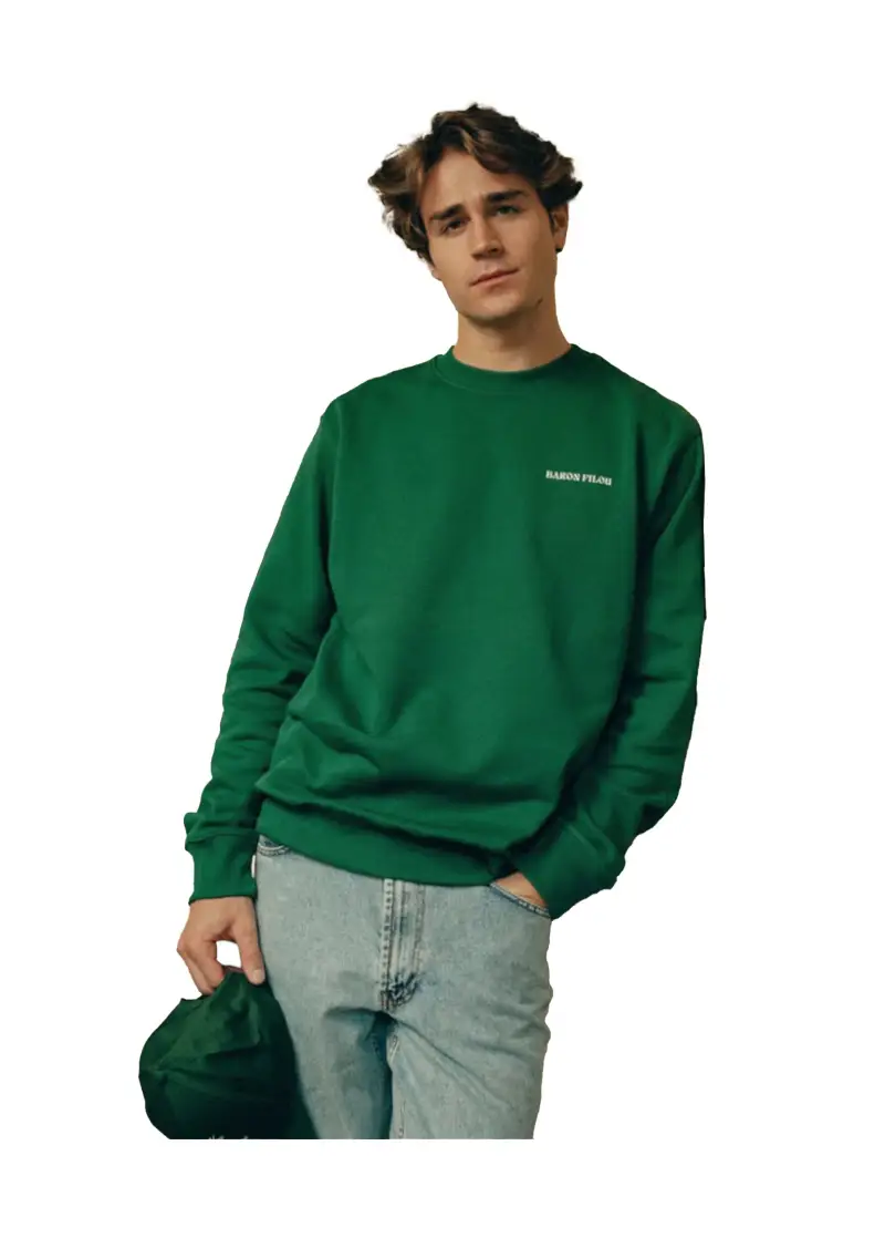 Felpa Uomo Green miniatura 3