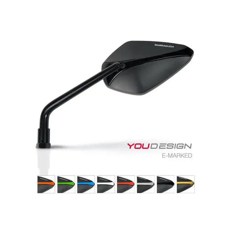 Coppia di specchietti per moto Barracuda X-Version