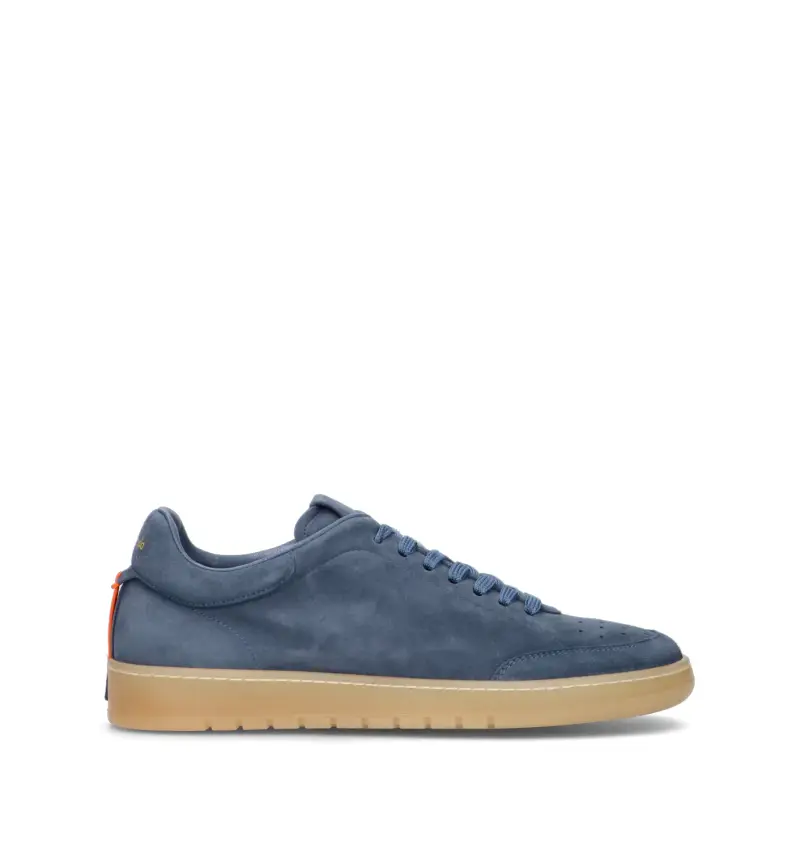 Sneaker uomo denim in suede Vario