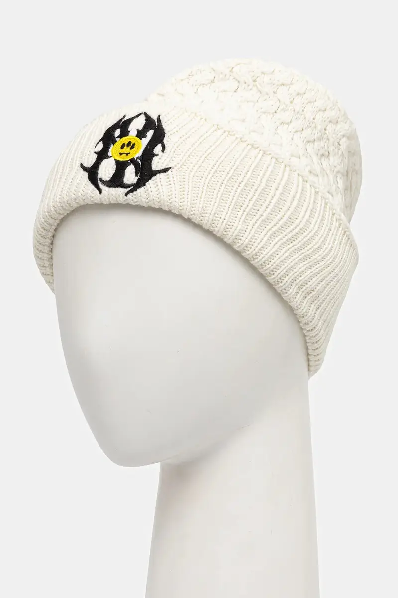 cappello con lana colore beige F5BWUAHT039 miniatura 2