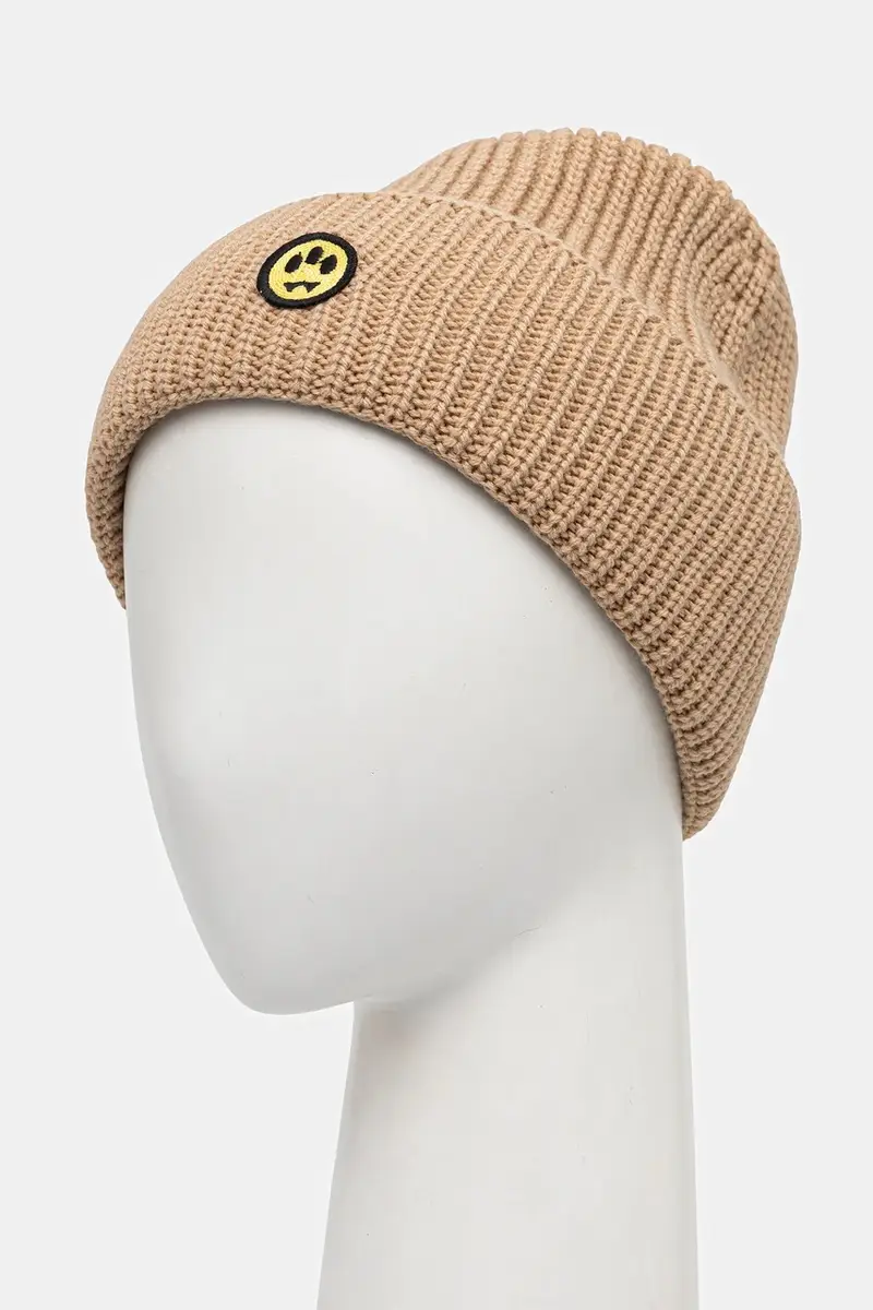 cappello con lana colore beige F5BWUAHT094 miniatura 2