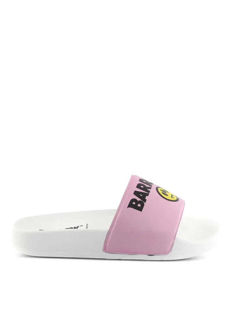 Ciabatta Con Logo Color Carne E Neutri