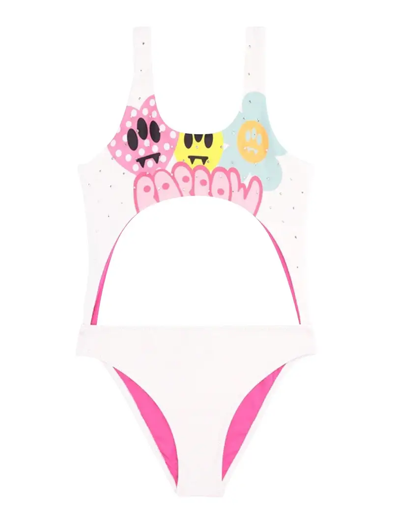 Costume Intero In Lycra Bianco