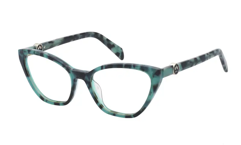 Barrow Donna VBA009 CALYPSO  05AQ Montature da vista Acetato Havana Giallo Cat Eye Normale