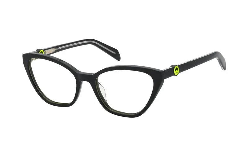 Barrow Donna VBA009 CALYPSO  0Z50 Montature da vista Acetato Nero Giallo Cat Eye Normale