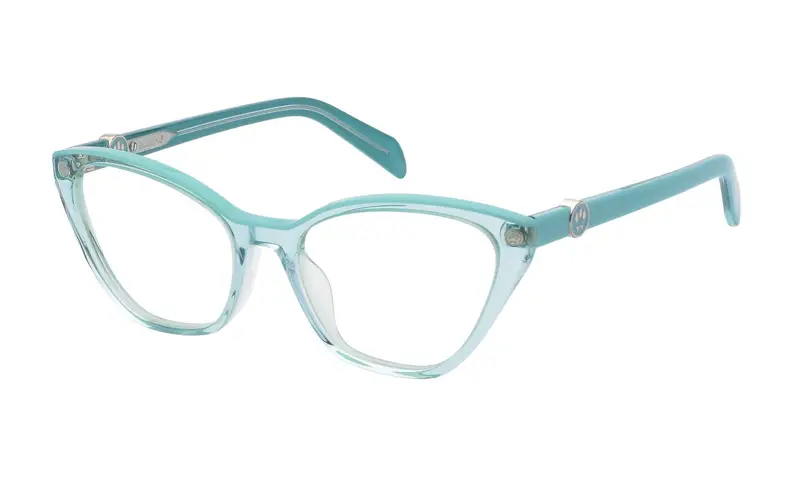 Barrow Donna VBA009V CALYPSO  0C71 Montature da vista Acetato Azzurro Giallo Cat Eye Normale