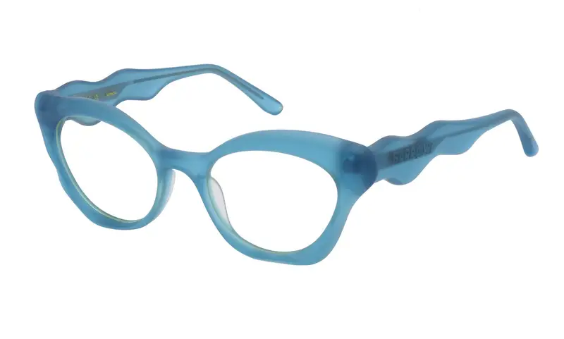Barrow Donna VBA010 LIQUID  09LZ Montature da vista Acetato Azzurro Giallo Farfalla Normale