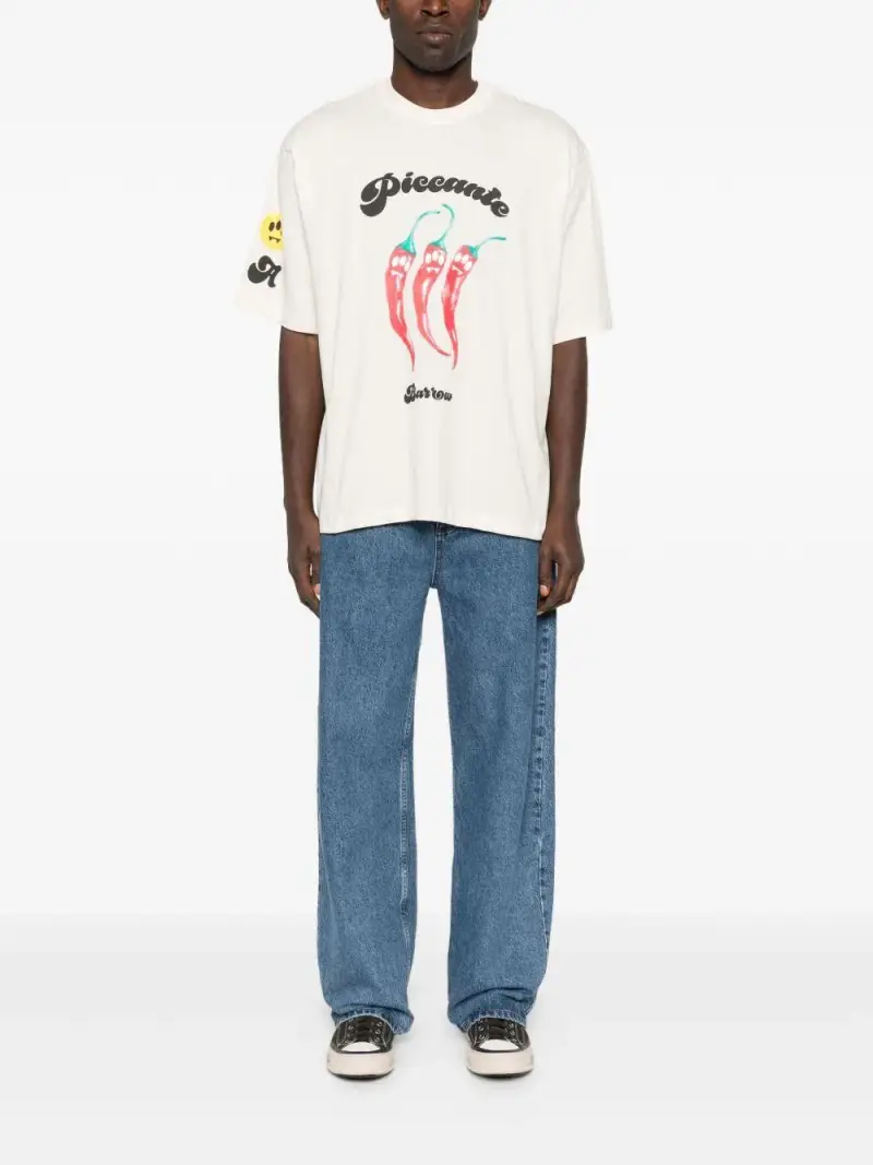 BARROW T-shirt Crema 4015425 miniatura 2