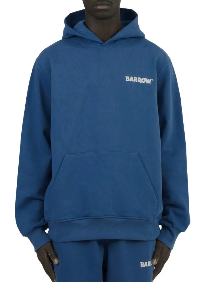 Felpa blu mini logo retro