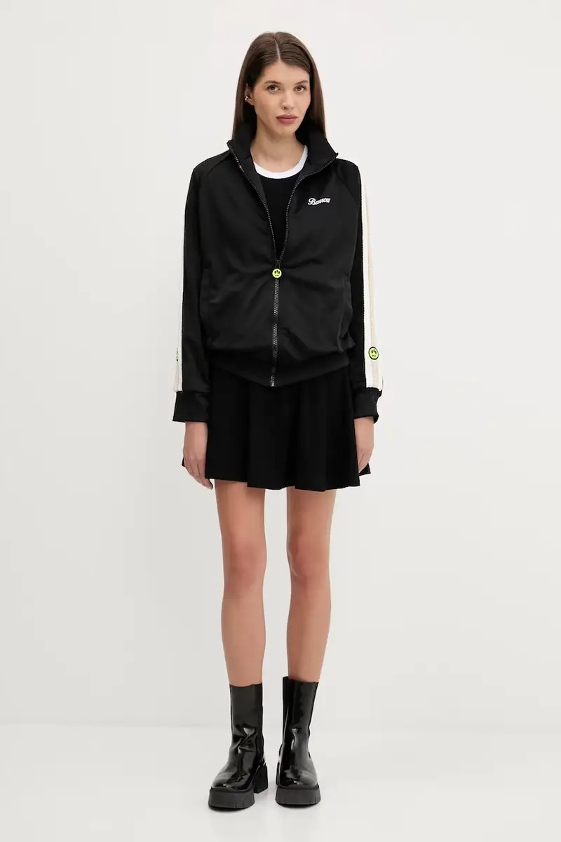 felpa colore nero S5BWUAJK069 miniatura 5